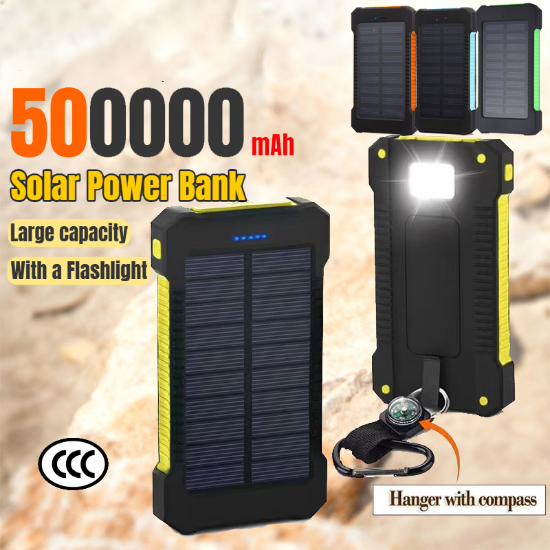 Solar Emergency Charger - Xiaomi 500000mAh étanche batterie solaire extérieure