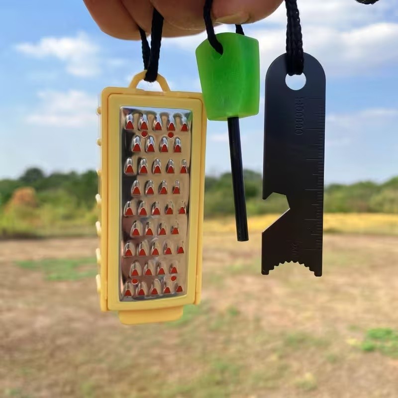 Magnesium Fire Starter - Tinder d'urgence extérieur portatif, fabricant léger