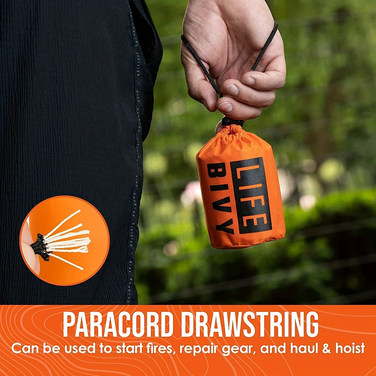Bivy Bag Emergency - Sac de couchage de survie d'urgence,