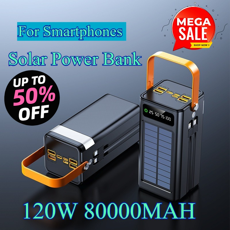 Batterie externe solaire 80000 - Solar Emergency Charger avis et prix