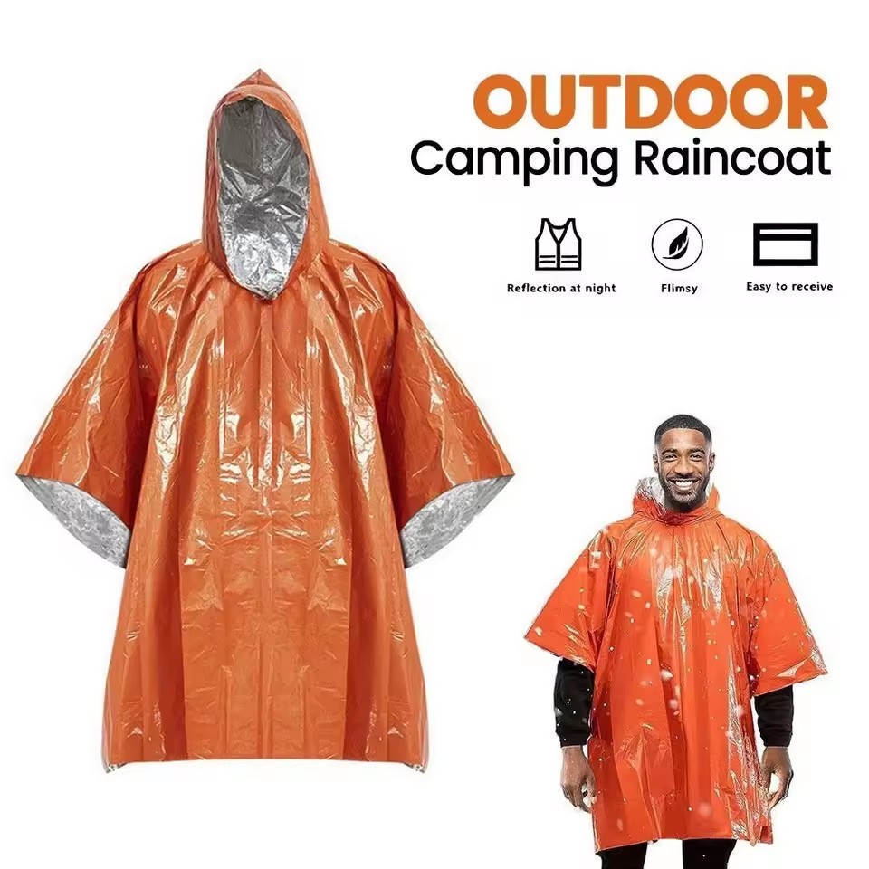 1 pièce/2 pièces : poncho de p - Emergency Poncho Rain avis et prix