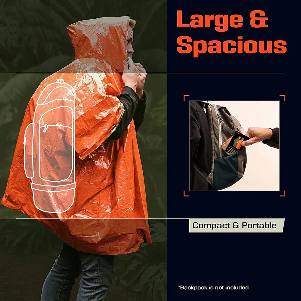 1 pièce : Poncho de pluie impe - Emergency Poncho Rain avis et prix